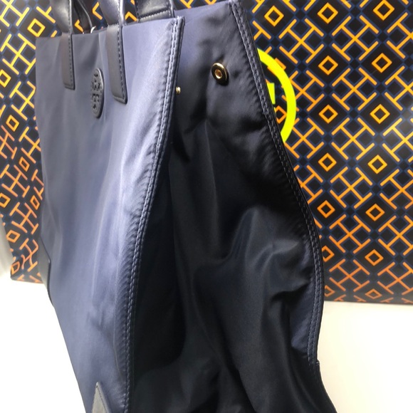 NWT Tory Burch Ella tote navy blue - Picture 6 of 7